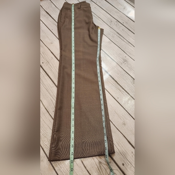 GAP Stretch Curvy Fit Flared Leg Brown Slacks Trousers Pants Size 4A - Picture 6 of 9